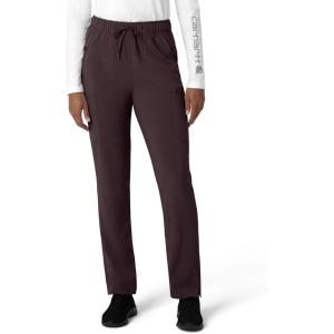 Carhartt Womens Women’s Straight Leg Cargo Scrub Pant(Dark Sepia)