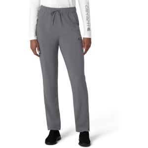 Carhartt Womens Women’s Straight Leg Cargo Scrub Pant(Pewter)