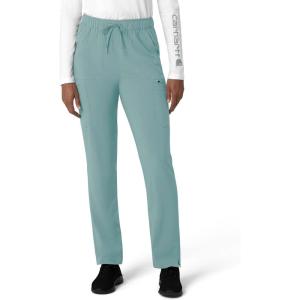 Carhartt Womens Women’s Straight Leg Cargo Scrub Pant(Summer Blue)