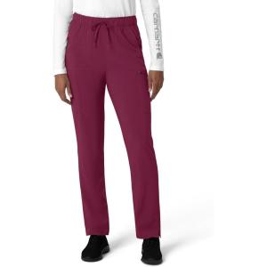 Carhartt Womens Women’s Straight Leg Cargo Scrub Pant(Wine)
